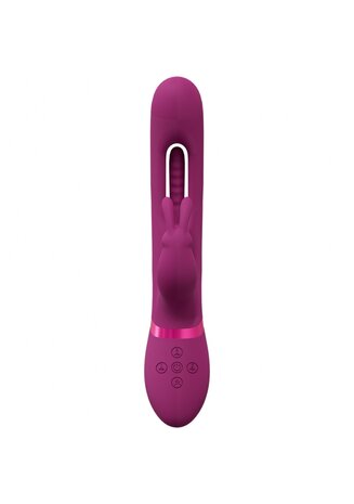 Mika -  Triple Rabbit with G-Spot Flapping - Pink