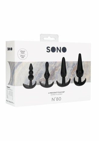 Nr.80 - 4-Delige Butt Plug Set