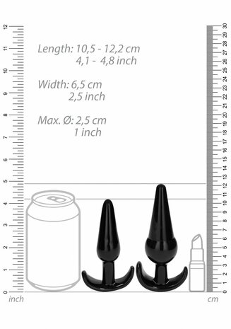 Nr.80 - 4-Delige Butt Plug Set