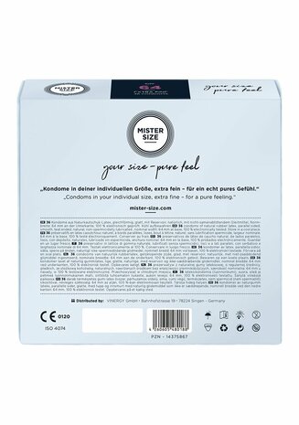 Pure Feel - Kondooms 64 mm - 36 pack