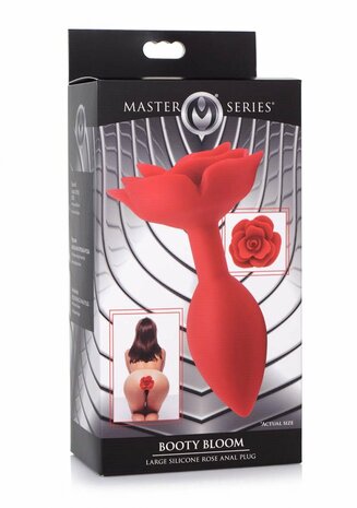 Booty Bloom - Siliconen Roos Anaal Plug - Groot