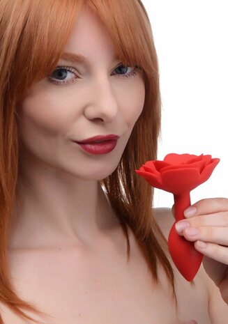 Booty Bloom - Siliconen Roos Anaal Plug - Medium