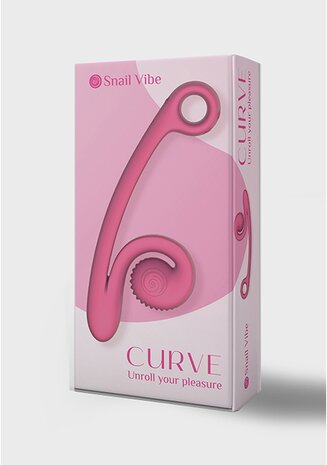 Snail Vibe - Curve Vibrator - Pink