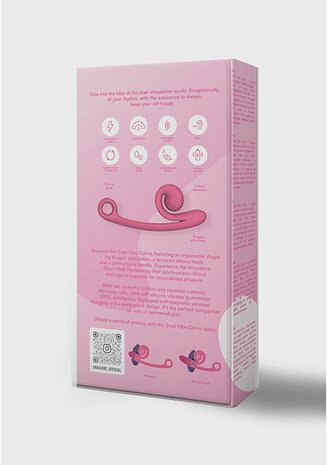 Snail Vibe - Curve Vibrator - Pink