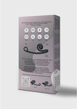 Snail Vibe - Curve Vibrator - Black
