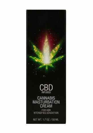 CBD Cannabis Masturbatie Crème voor Haar - 50 ml