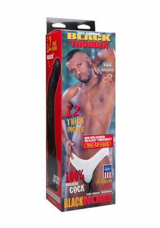 Black Thunder - Realistische Dildo - 30 cm